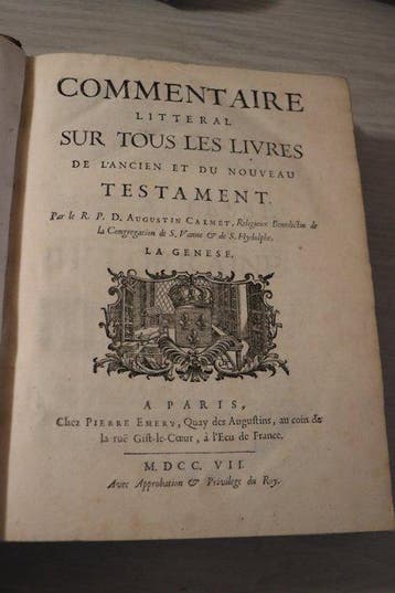 Augustin Calmet - Commentaire littéral sur tous les livres