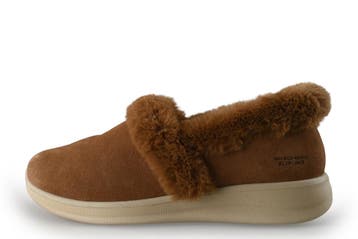 Skechers Pantoffels in maat 38 Cognac, Skechers, Overige kleuren, Verzenden, Zo goed als nieuw