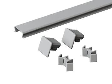 Rittal TS Kast Baying Afdekking 600mm RAL7035 - 8800865, Verzenden