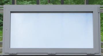 aluminium raam , chassis , venster 128 x 69 kwartsgrijs 7039, Doe-het-zelf en Bouw, 75 tot 150 cm, Raamkozijn, Ophalen of Verzenden