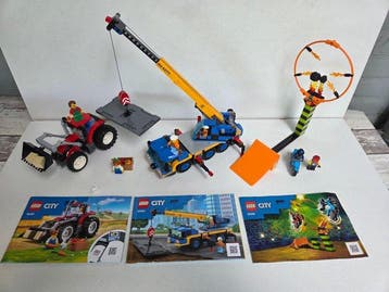 Lego Set - Ville - LEGO City 60324 Mobiele Kraan+LEGO 60287, Nieuw