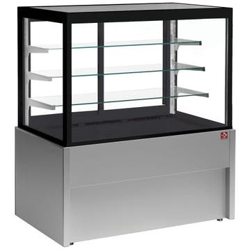 Panoramische gekoelde uitstaltoonbank, geventileerd, 4 nivea, Verzenden