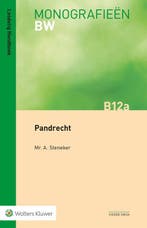 Pandrecht 9789013168372 A. Stekener, Boeken, Verzenden, Zo goed als nieuw, A. Stekener