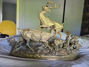 Edouard Paul Delabriere (1829 - 1912) - Relief, Scene de, Antiquités & Art