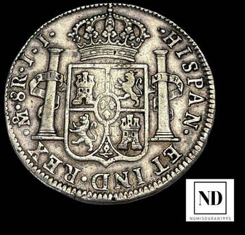 Royaume d’Espagne. Fernand VII. 8 Reales 1819 - México