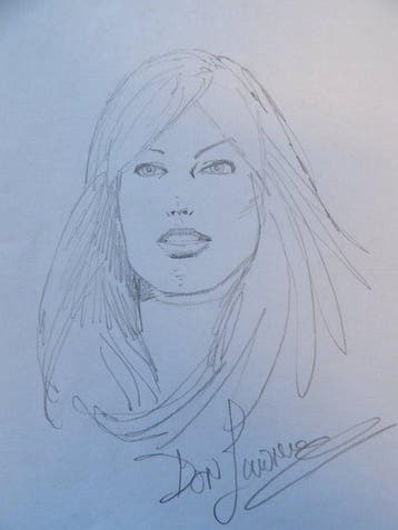Don Lawrence - Storm - fantekening van Roodhaar op A-4 vel -, Boeken, Nieuw