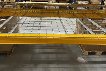 Draadrooster mesh deck 1180x1100mm 254kg gebruikt, Ophalen of Verzenden
