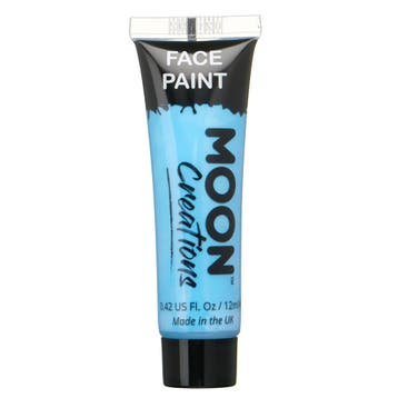 Moon Creations Face Paint Light Blue 12ml, Verzenden, Nieuw