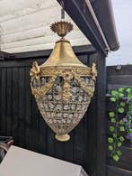 Bureaulamp - Brons, Kristal, Messing - Hanglamp brons, Antiek en Kunst