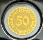 Duitsland. Medal ND 50 + 1 Pfennig (2 items), oro (.999) (
