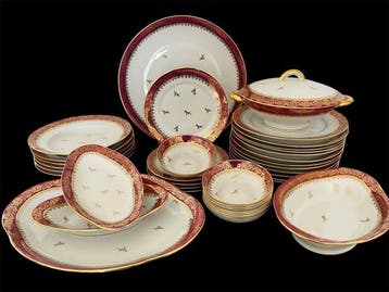 Chadelaud Limoges - Service de table (37) - Porcelaine