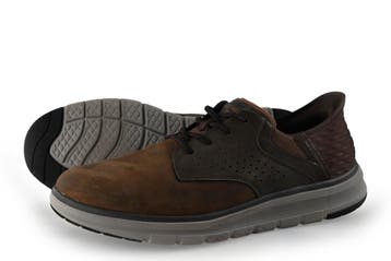 Skechers Instappers in maat 44 Bruin, Kleding | Heren, Bruin, Verzenden, Overige typen, Zo goed als nieuw