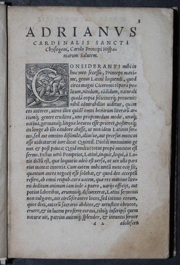 Adriano Castellesi - De Sermone Latino, et modis latinè