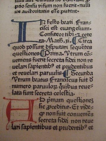 Anonymous - Unknown - Religeous Incunable - 1480-1500