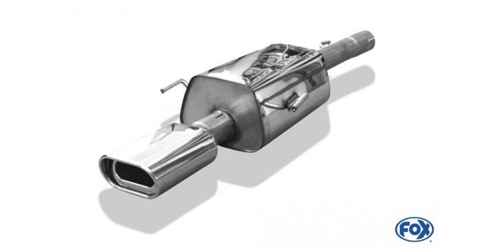 FOX Opel Astra G Coupe/ Cabrio einddemper Ø60mm - 135x80 typ, Auto-onderdelen, Uitlaatsystemen, Nieuw, Verzenden