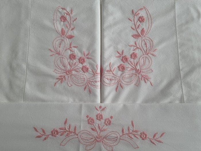 Laken - 280 cm - 270 cm, Antiquités & Art, Tapis & Textile