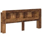 vidaXL Hoofdeinde Kast met opslag Oud hout Geconstrueerd, Verzenden