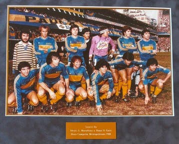 Boca Juniors autografo coa jsa certificado Hugo Gatti -, Nieuw