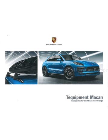2017 PORSCHE MACAN TEQUIPMENT BROCHURE ENGELS