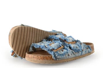 Colors of California Muiltjes in maat 35 Blauw, Kleding | Dames, Schoenen, Verzenden, Blauw, Gedragen, Colors of California