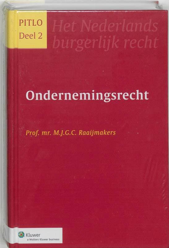 Pitlo 2 - Ondernemingsrecht 9789013006773 W.J.M. Van Veen, Livres, Science, Envoi