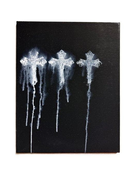 Karl Lagasse - In God 2, Antiquités & Art, Art | Peinture | Moderne