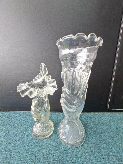 Portieux Vallerysthal - Vaas (2) - Liberty - Glas -, Antiek en Kunst, Antiek | Glaswerk en Kristal