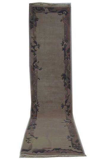 Handgeknoopte tapijt Nepal Tibet loper wol - Tapijt - 340 cm, Nieuw