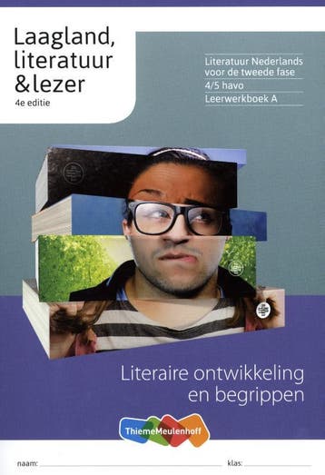 Laagland LRN-line online+boek A Literaire ontwikkeling en, Verzenden, Zo goed als nieuw