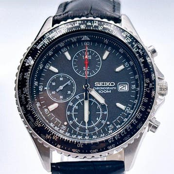 Seiko - Pilots Chronograph - Zonder minimumprijs -