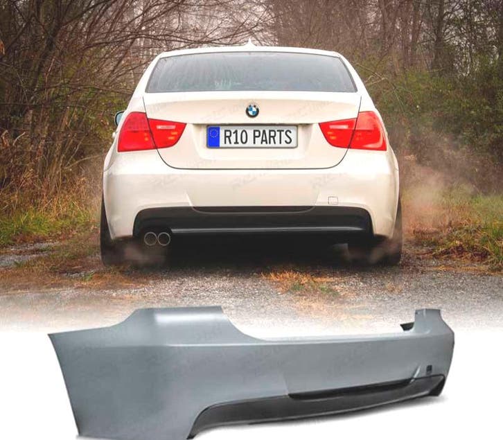 PARE-CHOCS ARRIÈRE BMW E90 LOOK M DOUBLE SORTIE, Autos : Pièces & Accessoires, Carrosserie & Tôlerie, Envoi