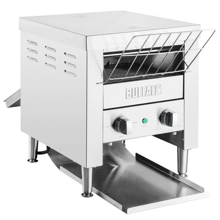 Doorlooptoaster | RVS | Dubbel | 2.6kW (230V) |, Zakelijke goederen, Horeca | Keukenapparatuur, Nieuw in verpakking, Verzenden