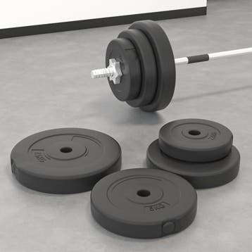 vidaXL Halterschijven 6 st 30 kg cement, Verzenden, Nieuw
