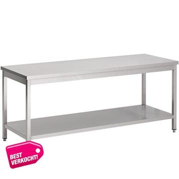 Rvs werktafel met bodemschap 1400x700x900 mm, Verzenden, Nieuw in verpakking