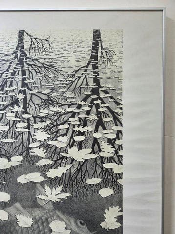 MC Escher - Drie werelden. - jaren 1950