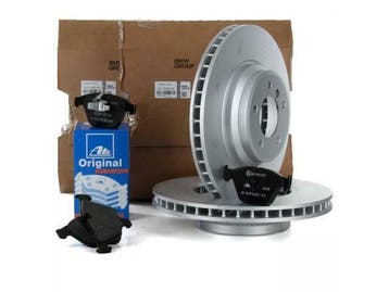 ORIGINELE remschijven van BMW + ATE-pads E90 E91 E92 335i 33, Ophalen of Verzenden