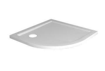 Douchebak acryl 1/4 rond 90x90x4 wit, Huis en Inrichting, Badkamer | Badkamermeubels, Ophalen of Verzenden, Nieuw