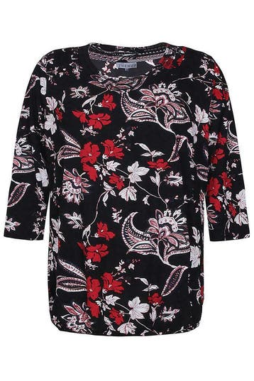 Shirt Zhenzi print elastiek zoom maat M=46-48, Kleding | Dames, Verzenden, Nieuw