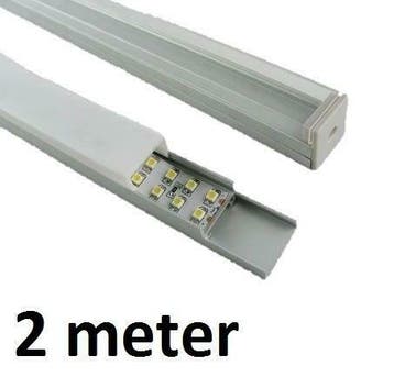 LED Profiel 2 meter - square 7mm, Doe-het-zelf en Bouw, Metalen, Verzenden, Nieuw