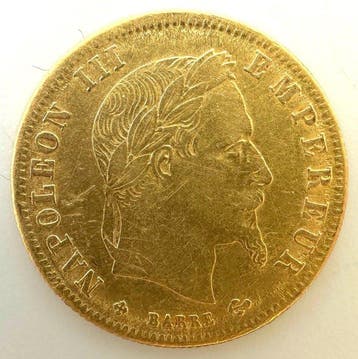 France. Napoléon III. 5 Francs 1863-BB, Strasbourg (Sans, Postzegels en Munten