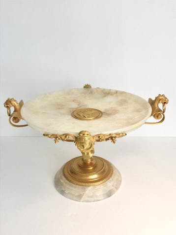 Centre de table - Bronze doré - Grande Coupe Onyx
