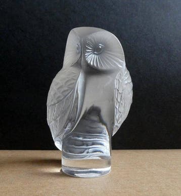 Lalique - Beeldje - Eule - Kristal