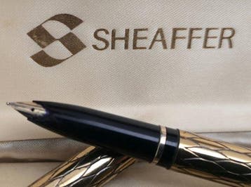Sheaffer - Set fountain pen and pencil vintage gold fillled