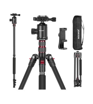 NEEWER 77 Statief/Monopod voor DSLR en Smartphone, 360°..., TV, Hi-fi & Vidéo, Ophalen of Verzenden