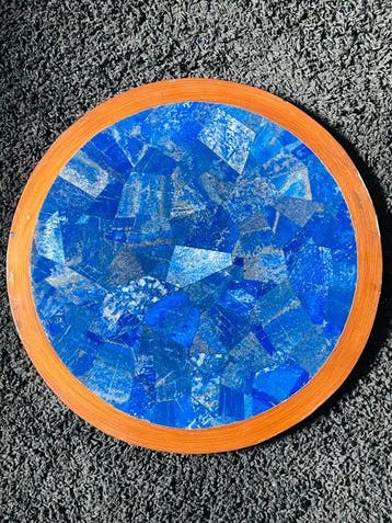 Tafel - Lapis Lazuli, imitatiehout - Tafelpiano van lapis