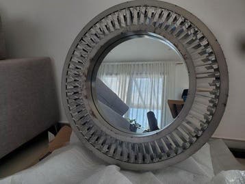 Timothy Oulton - Miroir mural - Acier, Verre, Antiquités & Art