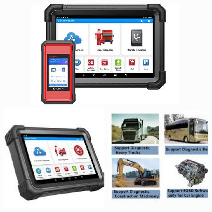 Launch X431 Universeel Vrachtwagen diagnose Man Scania Daf, Auto diversen, Autogereedschap, Nieuw, Verzenden