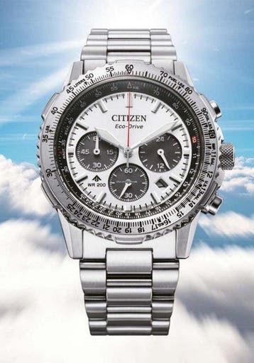 Citizen - Navihawk Crono Promaster Solar Silver Dial -, Nieuw