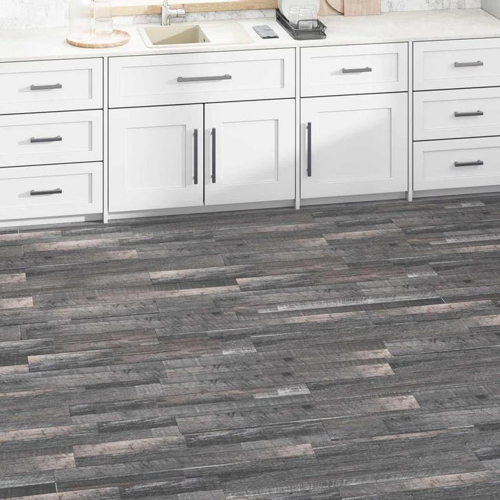 vidaXL Vloerplanken 5,02 m² 36 pcs PVC Industrieel hout, Doe-het-zelf en Bouw, Vloerdelen en Plavuizen, Nieuw, Verzenden