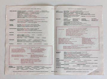 Signed - Gerard Philip and Anne Philip - Restaurant Praha, Collections